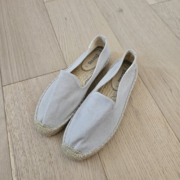 Soludos Shoes - Soludos Light Grey Espadrilles